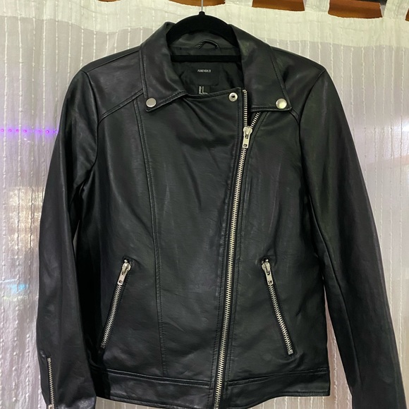 Faux Leather Jacket - Picture 3 of 4
